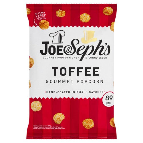 Joe & Seph's Toffee Popcorn 60g (Pack of 6)