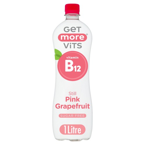 Get More Vitamin B12 Pink Grapefruit 1L (Pack of 2)