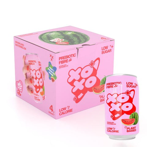 XOXO Sparkling Watermelon 4 x 330ml (Pack of 2)