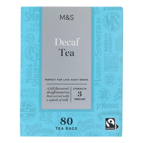 M&S Fairtrade Decaffeinated Teabags 80's (Pack of 2)