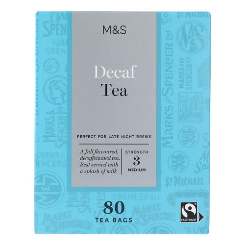 M&S Fairtrade Decaffeinated Teabags 80's (Pack of 2)