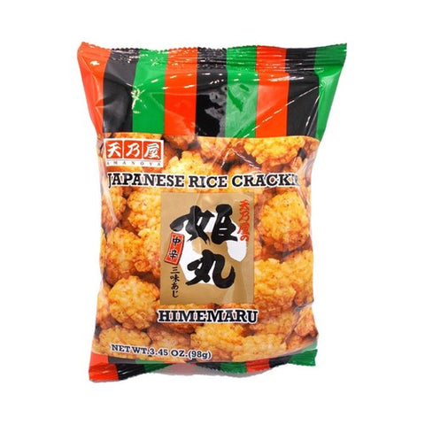 Himemaru Japanese Rice Crackers 98g (Pack of 6)