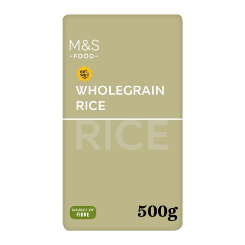 M&S Wholegrain Rice 500g (Pack of 3)