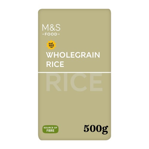 M&S Wholegrain Rice 500g (Pack of 3)