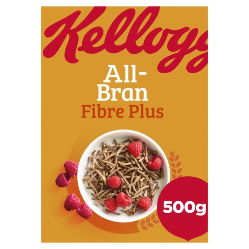 Kellogg's All-Bran Fibre Plus Cereal 500g (Pack of 3)