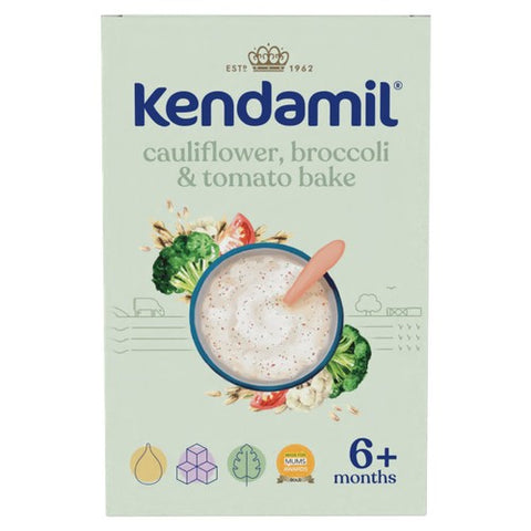 Kendamil Cauliflower Broccoli & Tomato Bake Cereal 150g (Pack of 3)