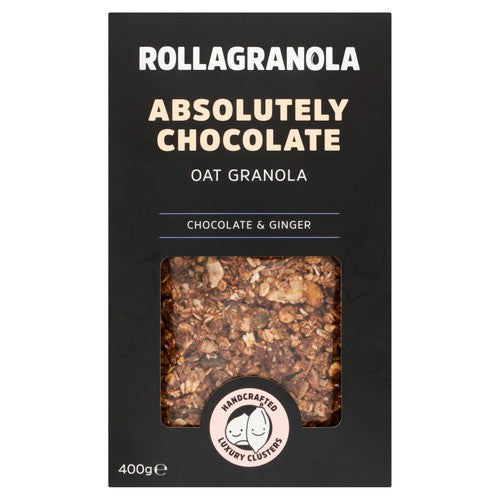 Rollagranola Absolutely Chocolate Oat Granola 400g (Pack of 3)