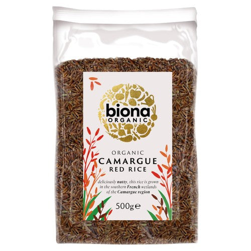 Biona Organic Red Camargue Rice 500g (Pack of 3)
