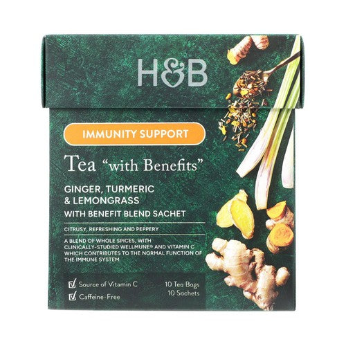 Holland & Barrett Immunity Support Tea "with Benefits" 10's (Pack of 3)