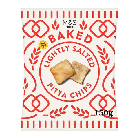 M&S Lightly Salted Pitta Chips 150g (Pack of 3)