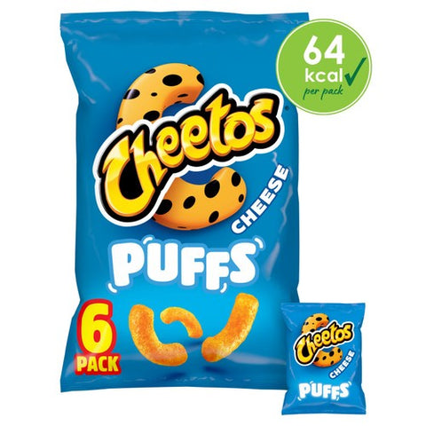 Cheetos Puffs Cheese Multipack Snacks 6 x 13g (Pack of 6)
