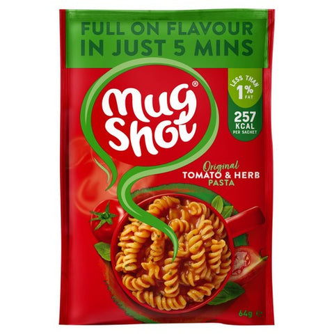 Mug Shot Tomato & Herb Pasta 64g (Pack of 3)