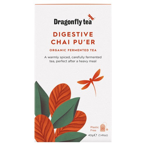 Dragonfly Digestive Chai Pu'er 20's (Pack of 3)