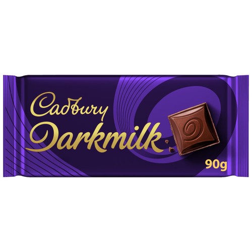 Cadbury Darkmilk Chocolate Bar 90g (Pack of 3)