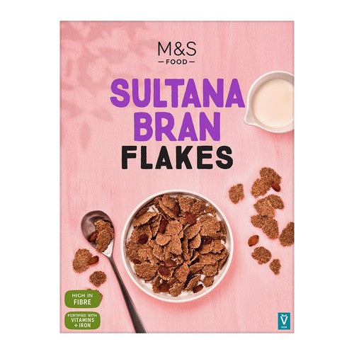M&S Sultana Bran Flakes 500g (Pack of 3)