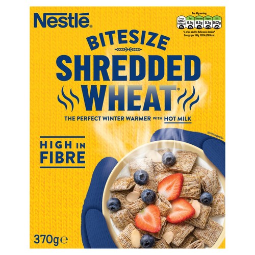 Shredded Wheat Bitesize Breakfast Cereal 370g (Pack of 3)
