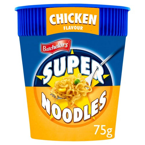 Batchelors Chicken Flavour Super Noodle Pot 75g (Pack of 3)