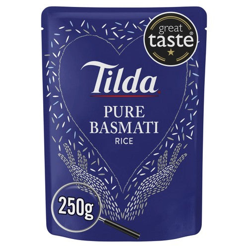 Tilda Microwave Pure Basmati Rice 250g (Pack of 2)