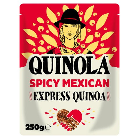 Quinola Organic Spicy Mexican Ready to Eat Quinoa 250g (Pack of 2)