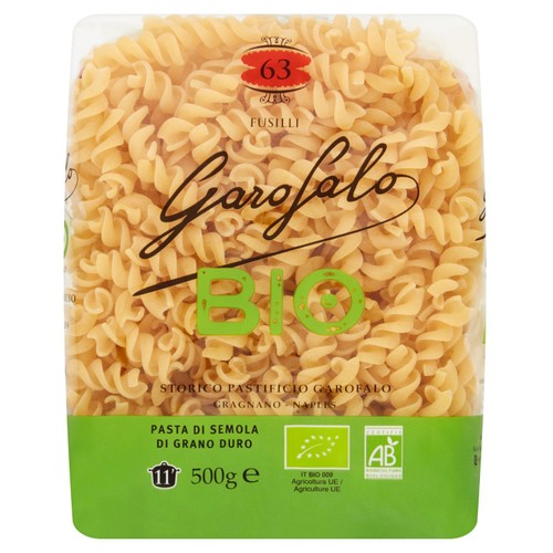 Garofalo Organic Fusilli Pasta 500g (Pack of 3)