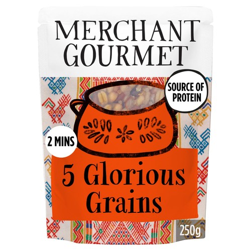Merchant Gourmet Glorious Grains with Red Rice & Quinoa 250g (Pack of 3)