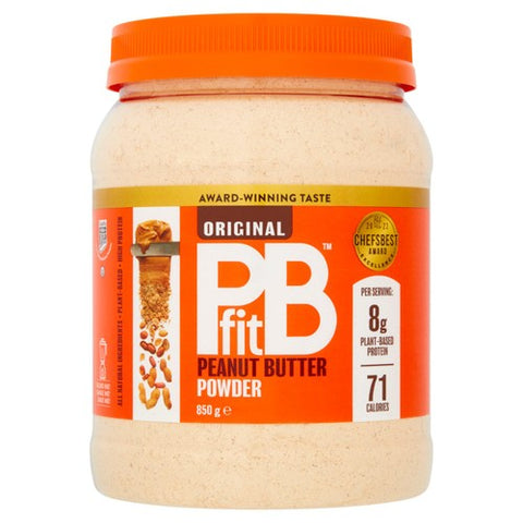 PBfit Peanut Butter Powder - 87% Less Fat and High Protein 850g (Pack of 3)