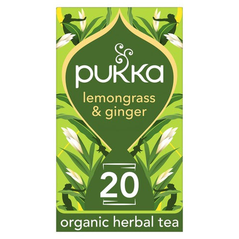 Pukka Organic Lemongrass Ginger Tea 20's (Pack 3)