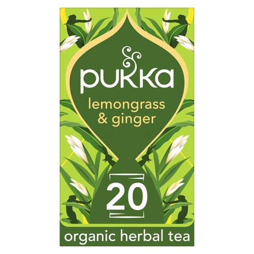 Pukka Organic Lemongrass Ginger Tea 20's (Pack 3)