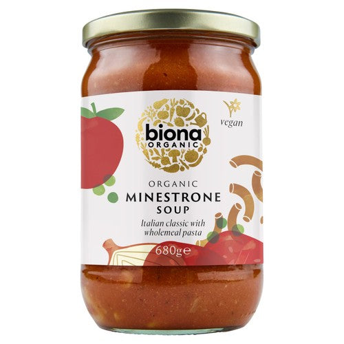 Biona Organic Minestrone Soup 680g (Pack of 2)