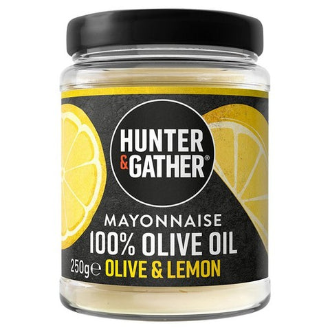 Hunter & Gather Olive and Lemon Olive Oil Mayonnaise 250g (Pack of 2)