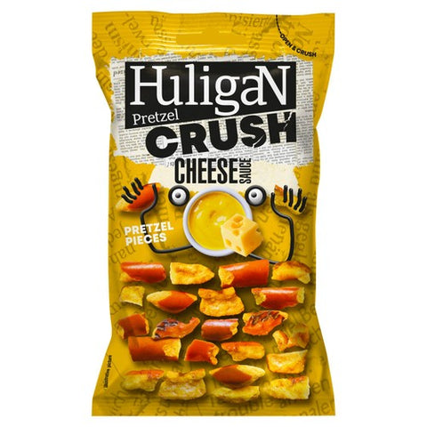 Huligan Pretzel Crush Cheese 65g (Pack of 6)