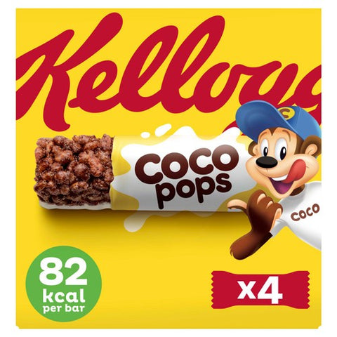 Kellogg's Coco Pops Cereal Milk Bars 4 x 20g (Pack of 3)