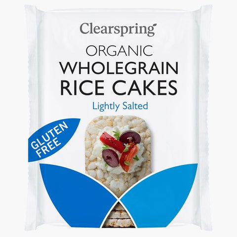 Clearspring Organic Rice Cakes - Lightly Salted 130g (Pack of 3)