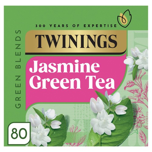 Twinings Jasmine Green Tea 80's (Pack of 2)
