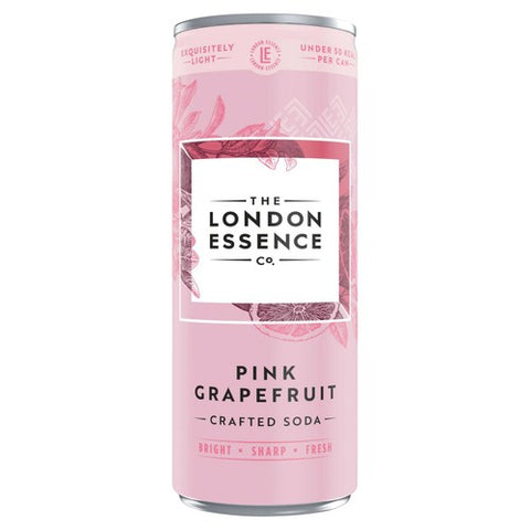 London Essence Co. Pink Grapefruit Crafted Soda 250ml (Pack of 6)