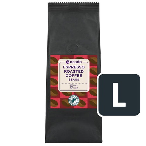 Ocado Espresso Roasted Coffee Beans 1kg (Pack of 2)