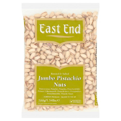 East End Jumbo Pistachio Nuts 700g (Pack of 3)