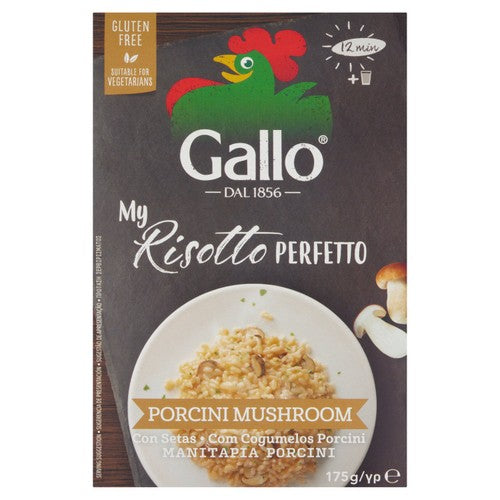 Riso Gallo My Risotto Perfetto Mushroom 175g (Pack of 3)