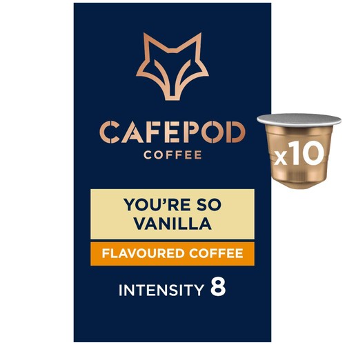 CafePod You're So Vanilla Nespresso Coffee Pods, 10 pods pack (Pack 3)