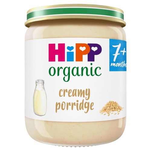 HiPP Organic Creamy Porridge Baby Food Jar 7+ Months 160g (Pack of 3)