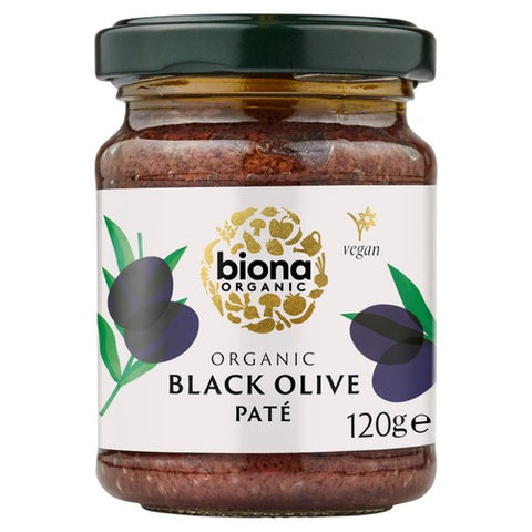 Biona Organic Black Olive Pate 120g (Pack of 2)