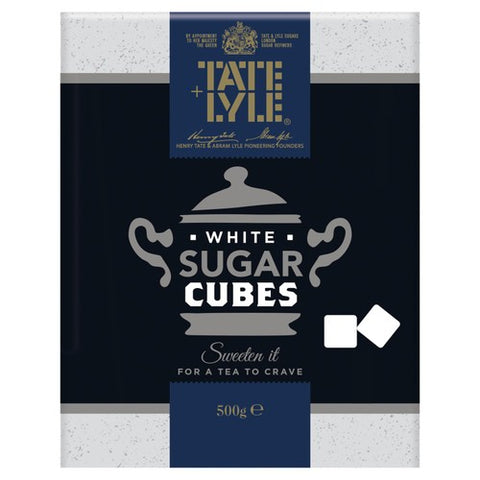 Tate & Lyle Fairtrade White Sugar Cube 500g (Pack of 2)