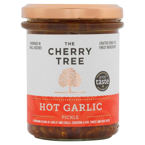 The Cherry Tree Hot Garlic Pickle 210g (Pack of 2)