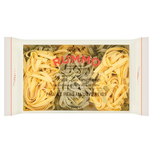Rummo Paglia E Fieno All'Uovo Egg Nest Pasta No 93 250g (Pack of 3)