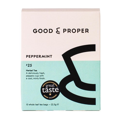 Good & Proper Tea Peppermint Teabags 's (Pack of 3)