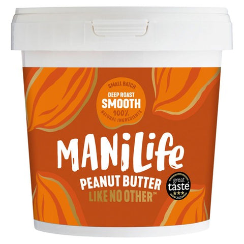 ManiLife Deep Roast Smooth Peanut Butter 900g (Pack of 2)