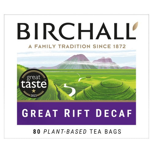 Birchall Great Rift Decaf Everyday Tea Bags 80's (Pack of 2)