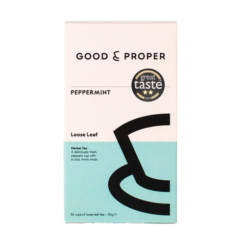 Good & Proper Tea - Loose Leaf Peppermint Tea 30g (Pack of 2)