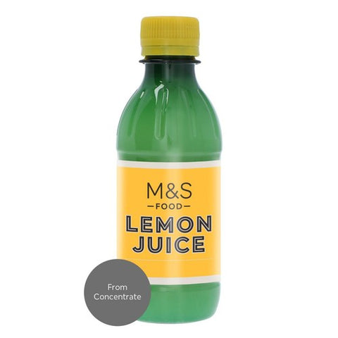 M&S Lemon Juice 250ml (Pack of 3)