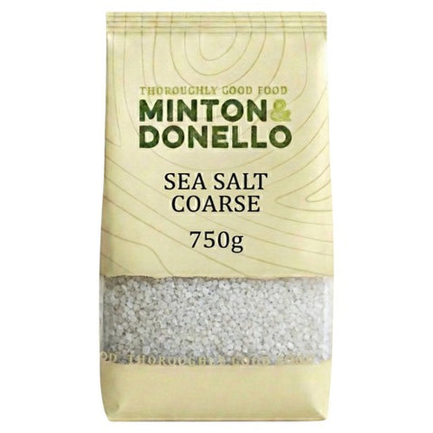 Minton & Donello Coarse Sea Salt 750g (Pack of 2)